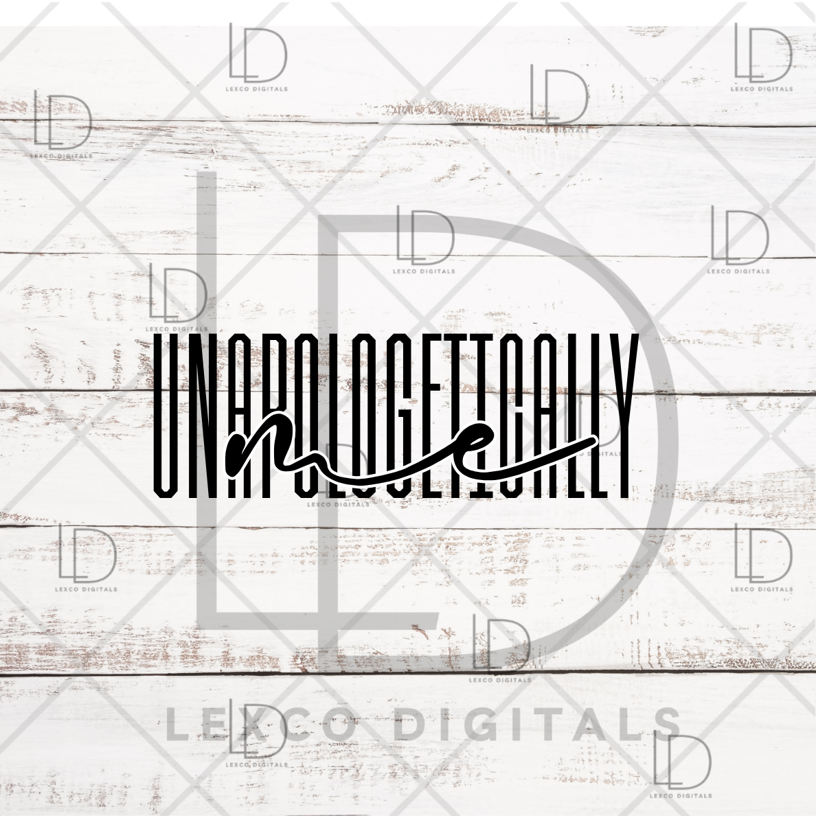 Unapologetically Me Let Them Self Love Confidence Motivational Inspirational Mental Health Awareness PNG SVG Instant Positivity Kindness Unique Different Empowerment