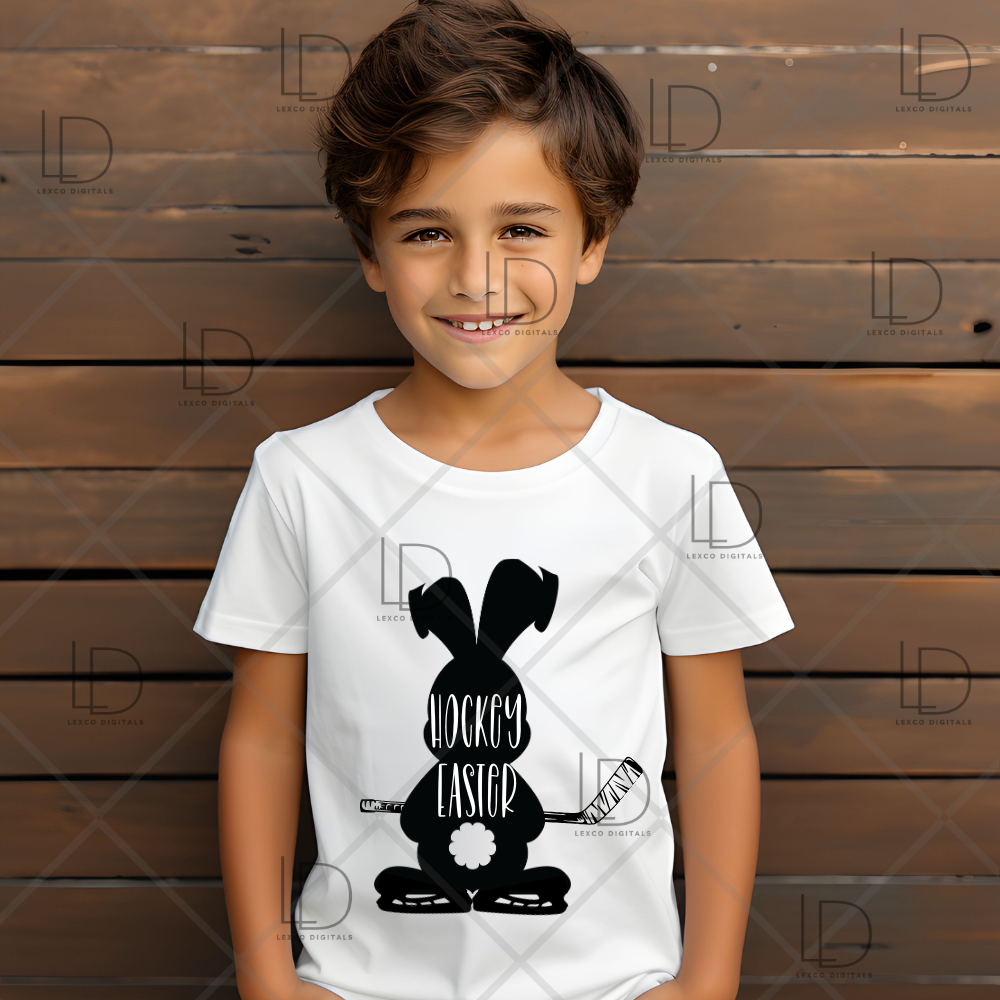 Hockey Easter Bundle Bunny With Skates And Ice Hockey Stick PNG/SVG Instant Download Easy Cut File Sublimation Hoodie Crew Neck Mug Tumbler Sticker Tshirt Image