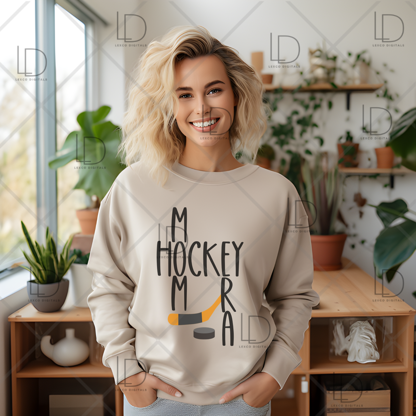 Ice Hockey Mom Era Love Stick PNG SVG Instant Download Easy Cricut Cut File Sublimation Image Tumbler Hoodie Crew Neck Car Decal Shirt